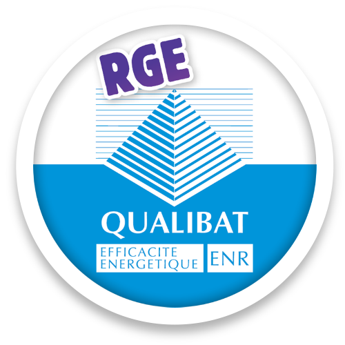 Logo certification Qualibat RGE – reconnu garant de l'environnement